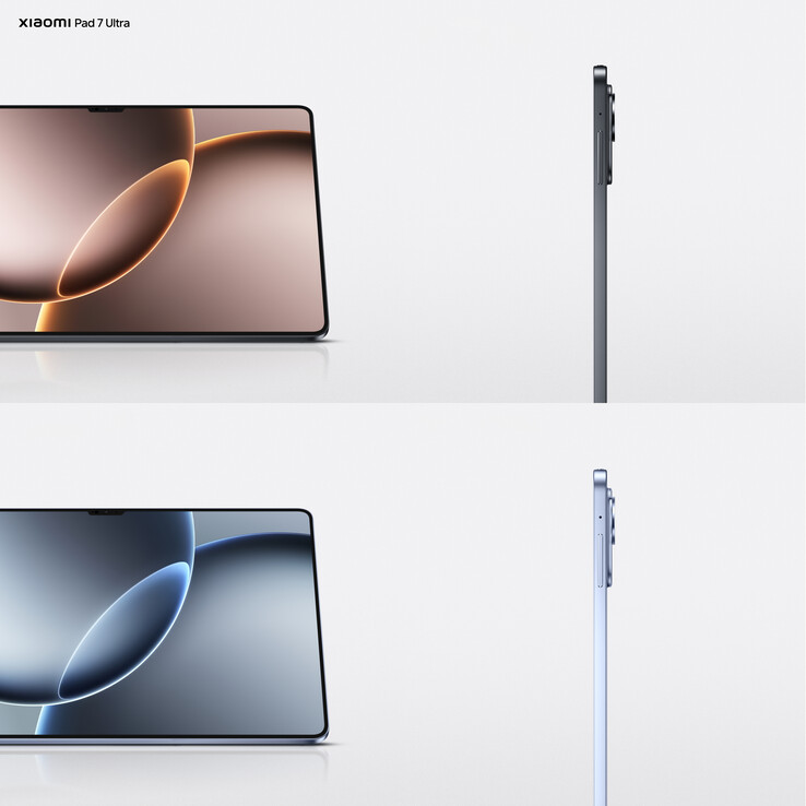 As duas opções de cores do Xiaomi Pad 7 Ultra (Fonte da imagem: Xiaomi - editado)