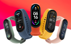 A Xiaomi Mi Smart Band 6 tem uma tela muito maior do que sua antecessora. (Fonte da imagem: Xiaomi)