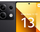 O Redmi Note 13 5G na cor "Graphite Black". (Fonte da imagem: Aldi Talk)