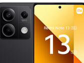 O Redmi Note 13 5G na cor "Graphite Black". (Fonte da imagem: Aldi Talk)