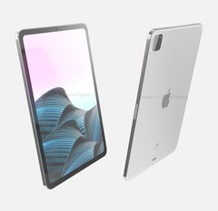 Espera-se que os novos tablets iPad Pro sejam um dos três produtos que Apple anunciará no próximo mês. (Fonte da imagem: Pigtou &amp;amp; @xleaks7)