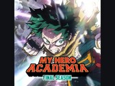 Pôster promocional de My Hero Academia: Final Season, que mostra Izuku Midoriya (Deku) em ação com energia brilhante e expressão intensa, em um fundo dinâmico. (Fonte da imagem: @MHAOfficial via X)