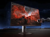 O Mini LED Gaming Monitor G Pro 27Qi 2026 tem um acabamento plano e um revestimento de tela fosco.