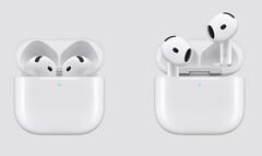 Os Apple AirPods 5 com cancelamento ativo de ruído estão disponíveis em duas versões: com e sem controle de volume na haste.