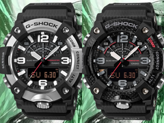 Na foto - duas imagens vazadas das novas variantes da próxima linha Casio G-Shock GG-B100X. (Fonte da imagem: @geesgshock no Instagram)
