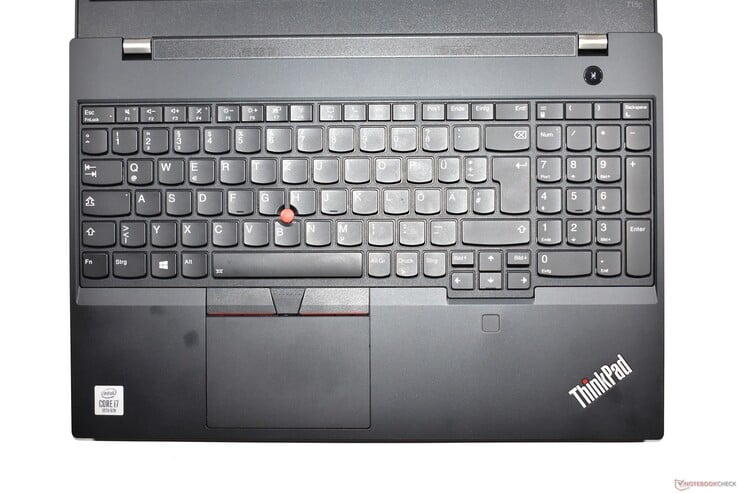 Lenovo ThinkPad T15p Gen 1 área de teclado