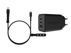 Os novos cabos e carregadores USB-C da Fairphone são feitos de materiais sustentáveis e reciclados. (Fonte da imagem: Fairphone)