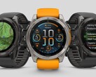 O Fenix 8 da Garmin (foto) e os smartwatches relacionados receberam a versão beta 17.27. (Fonte da imagem: Garmin)