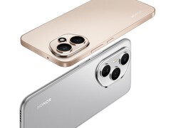 O Honor 400 (dourado) e o Honor 400 Pro (prateado) serão anunciados em 22 de maio. (Fonte da imagem: Honor)