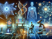 IA, engenharia genética, computação quântica, energia limpa e robótica humanoide sinalizam um futuro brilhante. (Fonte da imagem: ChatGPT)