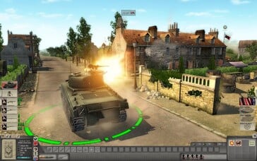Na foto: Uma captura de tela do jogo Men of War: Assault Squad.