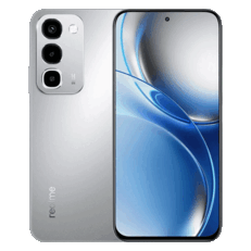 Realme P4R na cor Prata Brilhante
