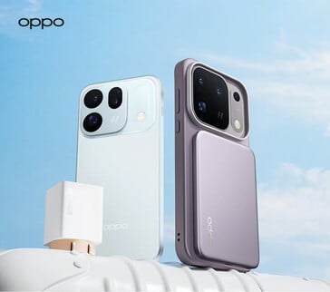 O novo carregador rápido de 80 W, juntamente com o carregador portátil ultrafino