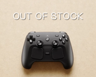 Uma imagem do controle do Steam.