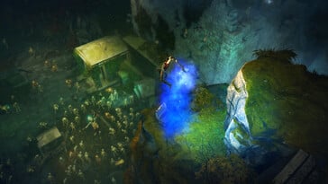 Uma imagem que mostra um ataque em Victor Vran.