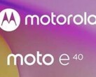 Um suposto teaser de Moto E40. (Fonte: Evan Blass via Twitter)