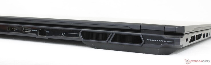 Traseira: Adaptador CA, HDMI 2.1, RJ-45 (2,5 Gbps)