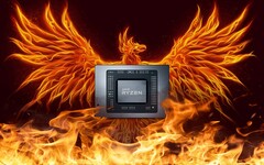 Há rumores de que a série Ryzen 7000 Zen 4 da AMD será chamada de Phoenix. (Fonte da imagem: AMD/TowardsDataScience - editado)