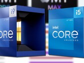 Alder Lake vs. Apple Silicon: A tabela PassMark CPU Mark é dirigida pela i9-12900K e i5-12600K. (Fonte da imagem: Intel/Apple/PassMark - editado)