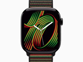 Apple relógio com o mostrador Unity Rhythm e o cinto Black Unity (Fonte da imagem: Apple)