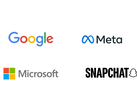 Google, Meta, Microsoft e Snapchat