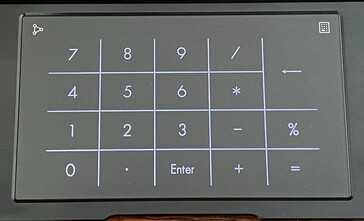 Clickpad com calculadora digital