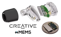 Os fones de ouvido da Creative em breve contarão com os drivers inovadores da xMEMS (Fonte da imagem: xMEMS - editado)