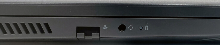 Esquerda: 1x Gigabit Ethernet, 1x conector de áudio de 3,5 mm