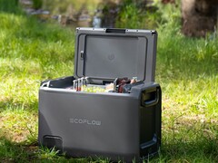 O EcoFLow Glacier Classic é um refrigerador portátil recarregável que pode resfriar e congelar bebidas e alimentos. (Fonte da imagem: EcoFlow)