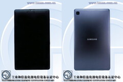O modelo Galaxy Tab A7 Lite terá uma bateria de 5.100 mAh. (Fonte de imagem: TENAA)