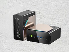 O GMKtec EVO-T2 possui Wi-Fi 7, BT5.4 e duas portas ethernet.