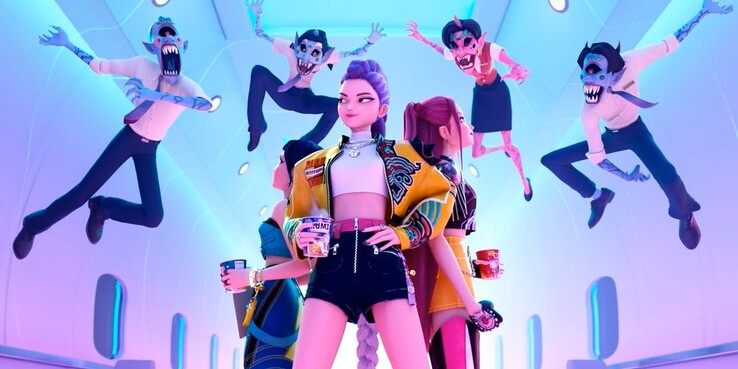 KPop Demon Hunters mistura estética moderna com patrimônio histórico (Fonte da imagem - Netflix)