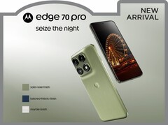 O Motorola Edge 70 Pro tem um design familiar.