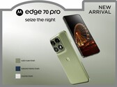O Motorola Edge 70 Pro tem um design familiar.