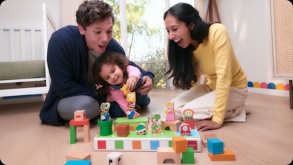 O conjunto de blocos de madeira My Mario está disponível em conjuntos de 3 e 30 peças. (Fonte da imagem: Nintendo)