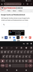 Análise do teclado do Sony Xperia 1 VIII