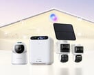 Os produtos Ugreen AIoT já estão disponíveis para pré-venda. Na foto: a linha de produtos com câmeras inteligentes e o hub de IA HA100.