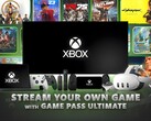 Banner do Xbox Game Pass Ultimate mostrado para streaming na nuvem