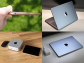 Apple A linha Mac e MacBook é mostrada em conjunto, destacando laptops e desktops (Fonte da imagem: Notebookcheck)