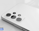 O "Galaxy A73". (Fonte: LetsGoDigital)