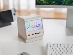 O Wokyis é uma estação de acoplamento com tema retrô para o Mac mini Apple. (Fonte da imagem: Prelaunch)