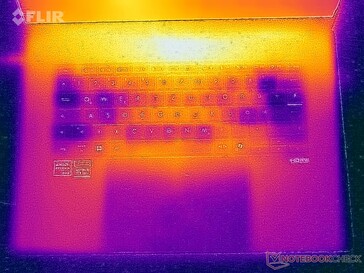 Teste de estresse de temperatura da superfície (parte superior)