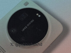 Um close-up da versão global do Xiaomi 17 Ultra.