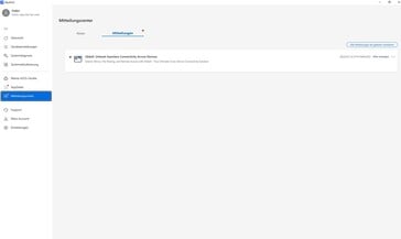 Notificação de anúncio para promover o software Glide