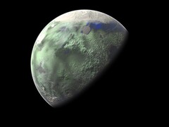 Ilustração de um artista mostrando um planeta no espaço. (Fonte da imagem: TheDigitalArtist - Pixabay)