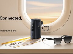 O power bank MiFi Baseus Energeek GX11 4F possui uma bateria com capacidade de 20.000 mAh (Fonte da imagem: Baseus)