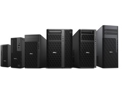 O Dell Pro Precision 9 T4 e o Dell Pro Precision 9 T6 apresentam designs nítidos e escurecidos.