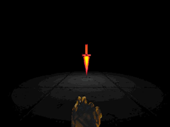 Uma captura de tela de Devil Daggers no PC