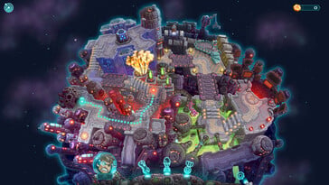 Uma imagem mostrando um mapa em Iron Marines.