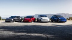 A faixa média de EV nos EUA se fecha em 300 milhas (imagem: Tesla)